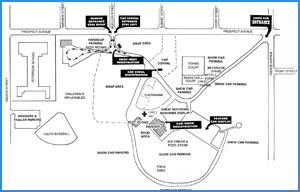 Car Show Park Map