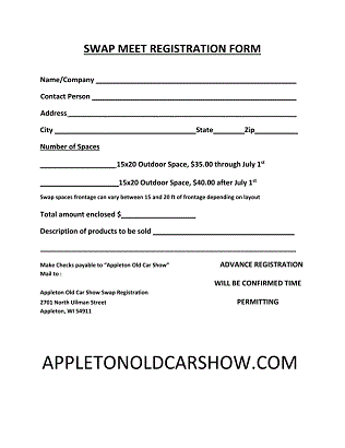 car show and swap meet